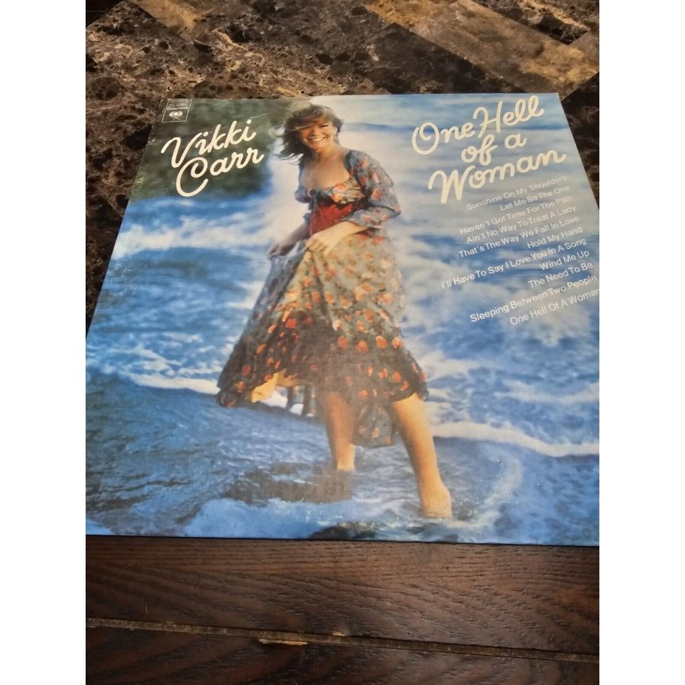 Vikki Carr One Hell Of A Women LP Vinyl Record 1974